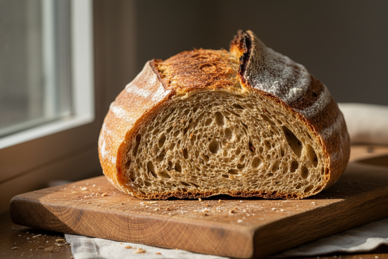 Our Fresh-Milled Bread vs Whole Wheat Store Bought Bread